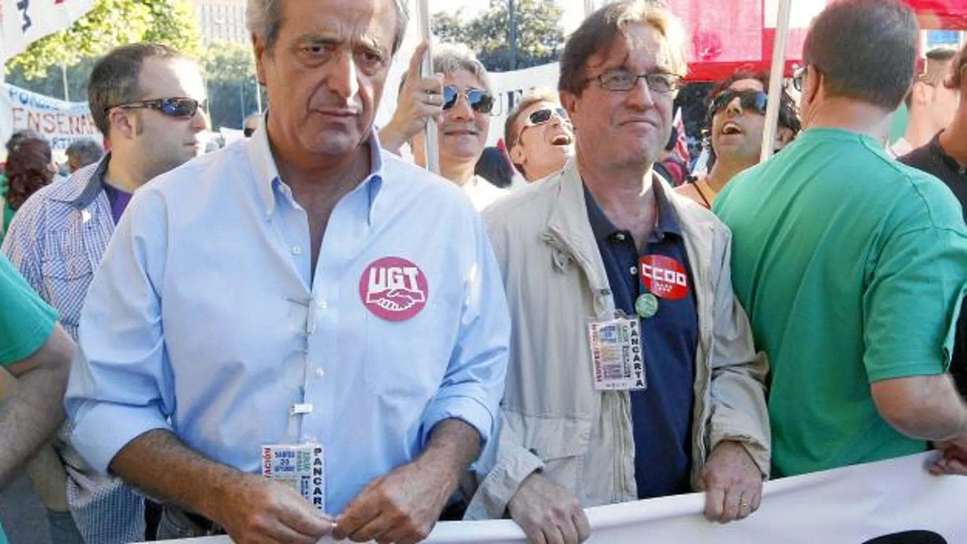 El líder de UGT en Madrid ha liderado la huelga «por una enseñanza pública de todos y para todos»