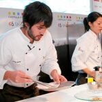 La cocina en vivo continuó, con el cocinero soriano Óscar García