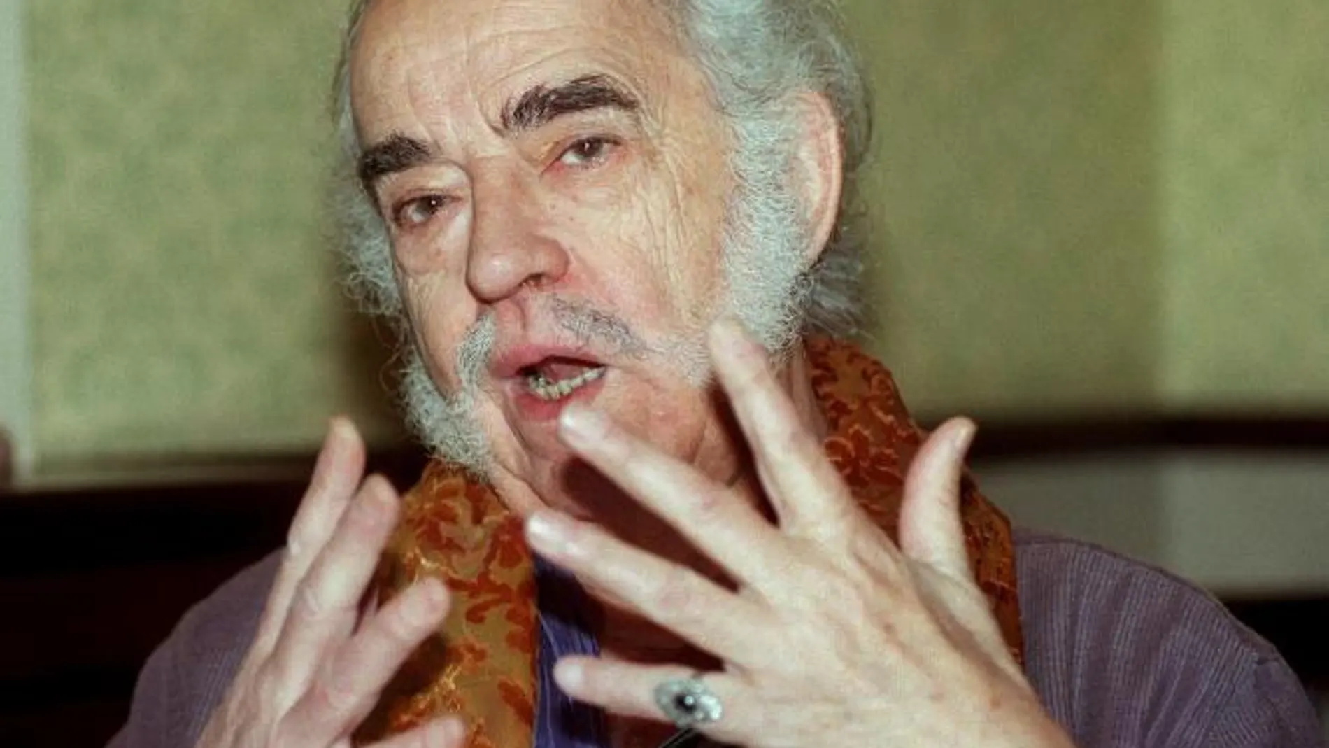 Agustín García Calvo, en enero de 2000