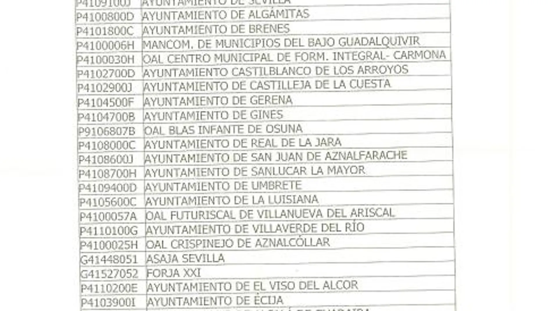 Además de consistorios, hay mancomunidades, organismos autónomos locales dependientes de los ayuntamientos, organizaciones agrarias y una hermandad