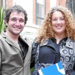 Pablo García y Evelin Balaguer, enfermeros de Pediatría Neonatal del hospital Clínico de Valencia, principales investigadores del proyecto