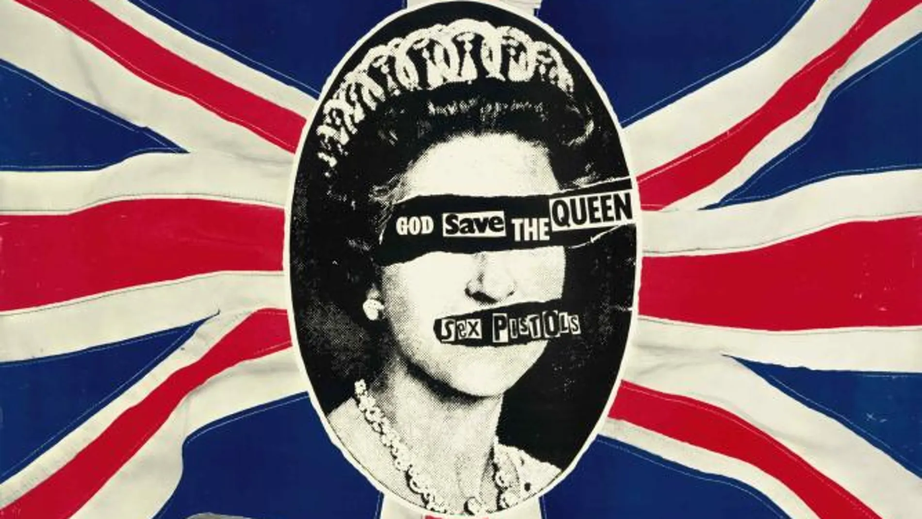 Reproducción de un cartel del grupo británico The Sex Pistols