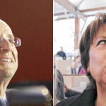 François Hollande y Martine Aubry