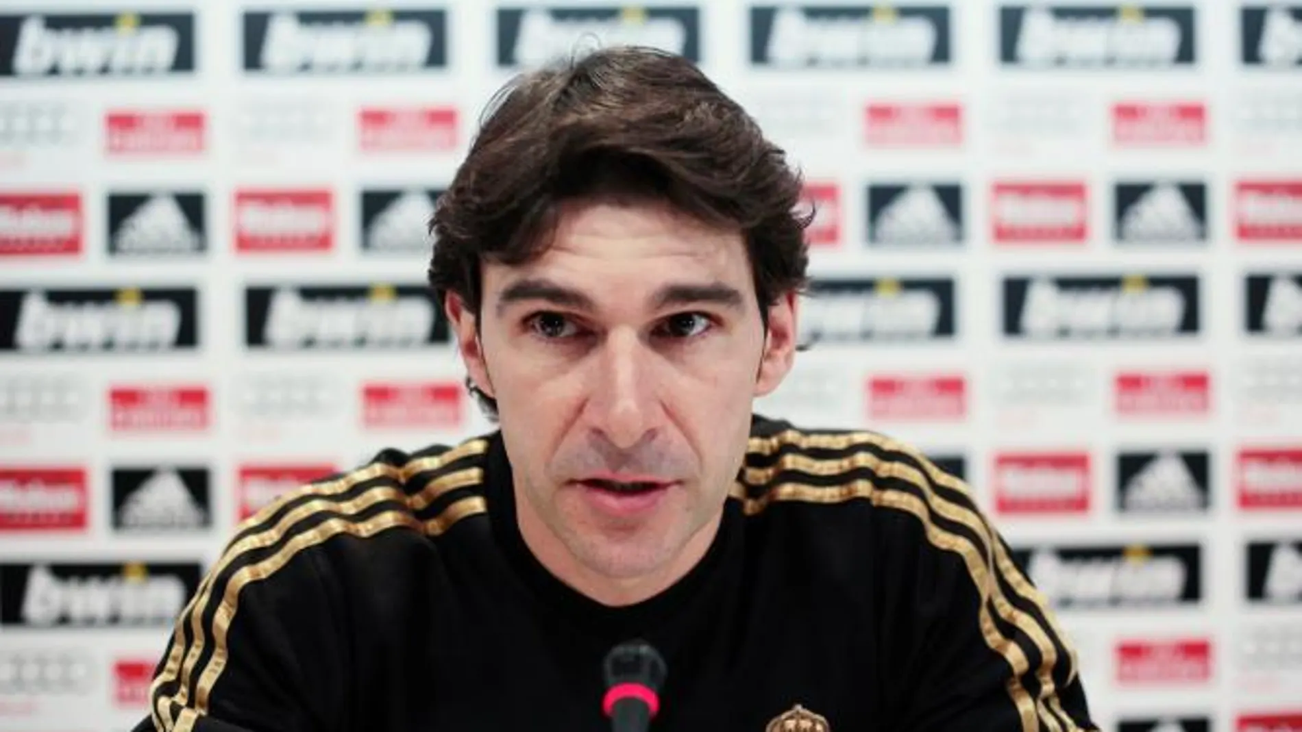 Aitor Karanka durante su etapa en el Real Madrid.