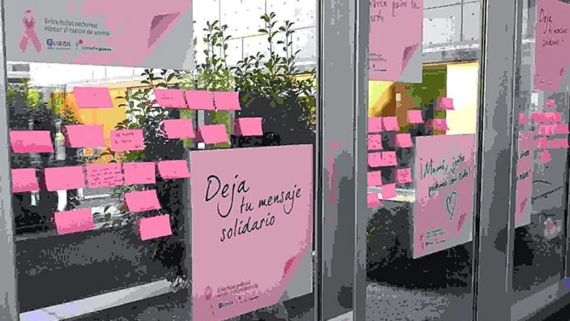 Un «post it» solidario para luchar contra el cáncerde mama
