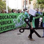 Concentración ayer en Zaragoza
