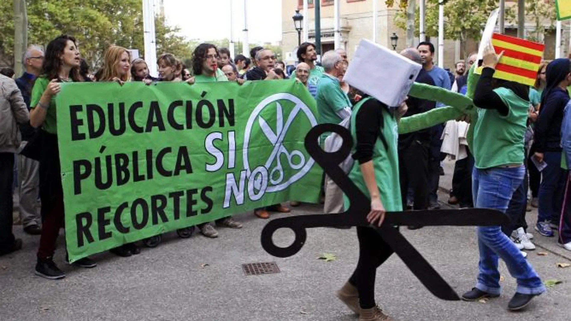 Concentración ayer en Zaragoza