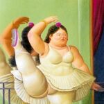 "Bailarina en la barra" (2001) / Fernando Botero