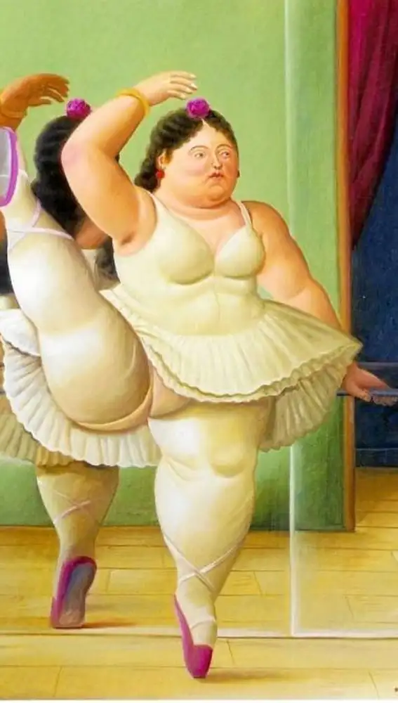 &quot;Bailarina en la barra&quot; (2001) / Fernando Botero
