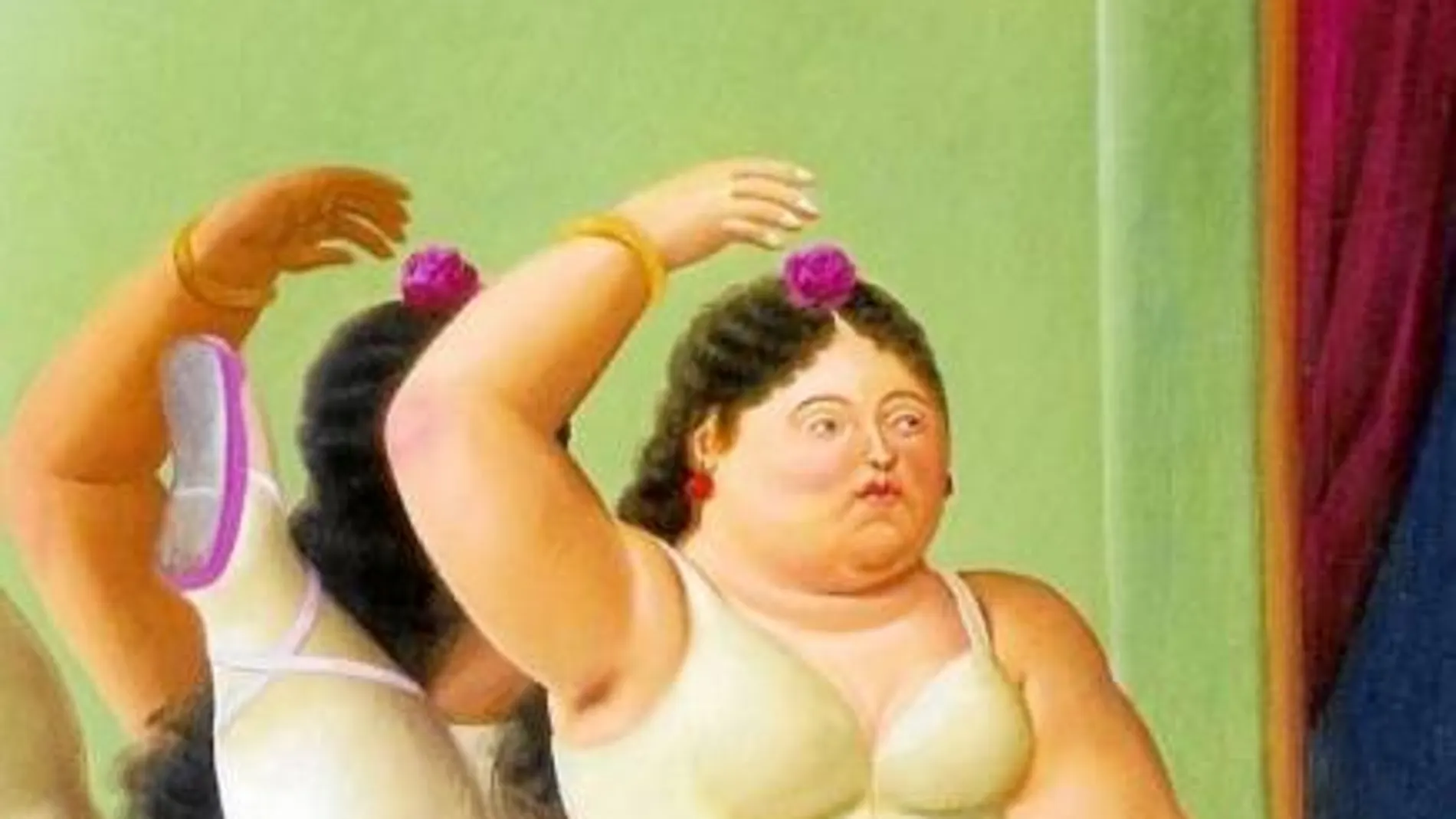 "Bailarina en la barra" (2001) / Fernando Botero