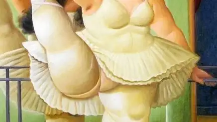 &quot;Bailarina en la barra&quot; (2001) / Fernando Botero
