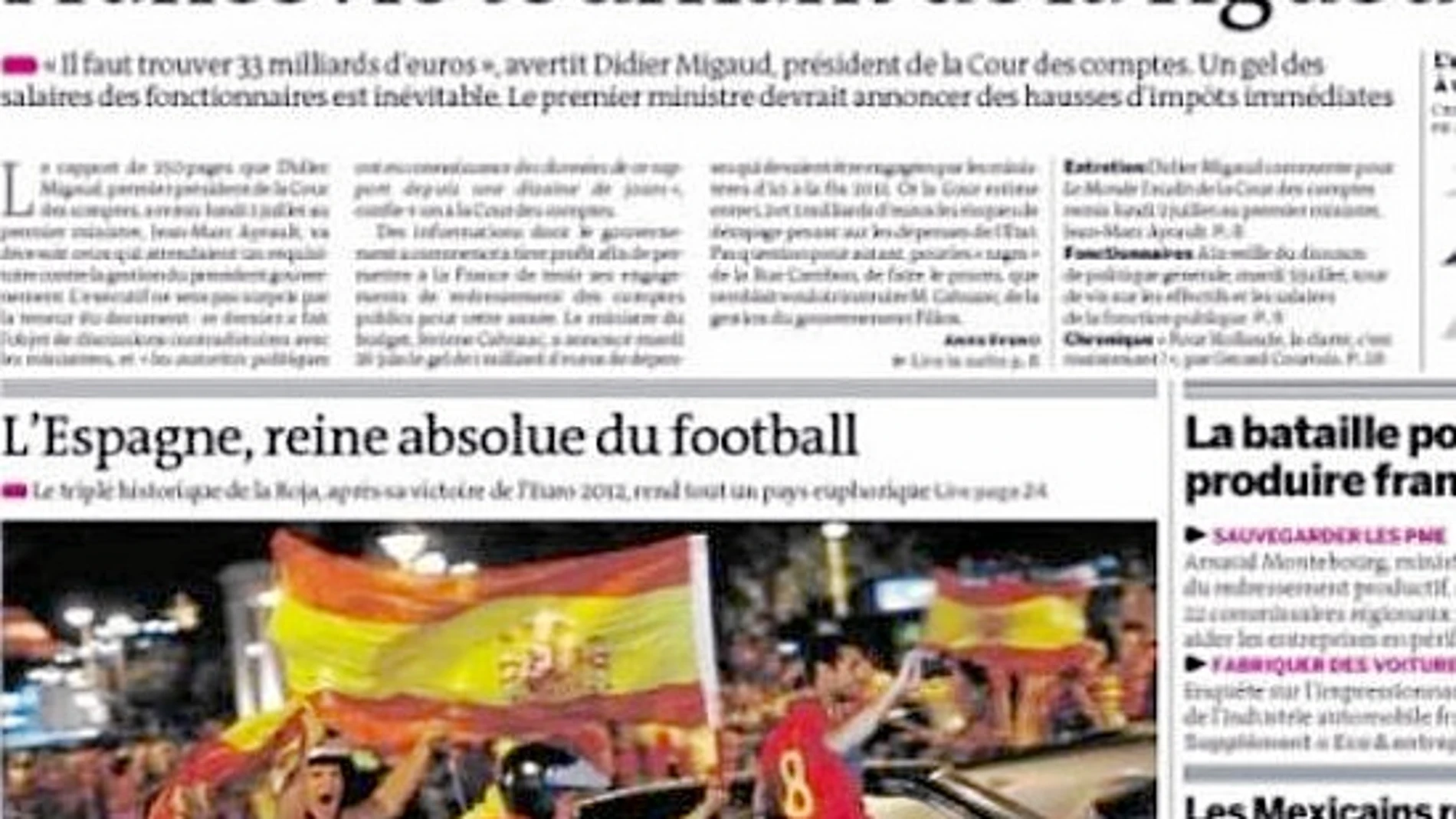 La Prensa mundial se rinde ante «la reina absoluta del fútbol»