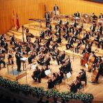 La Orquesta Sinfónica de la Región de Murcia, en una de sus actuaciones en la Comunidad