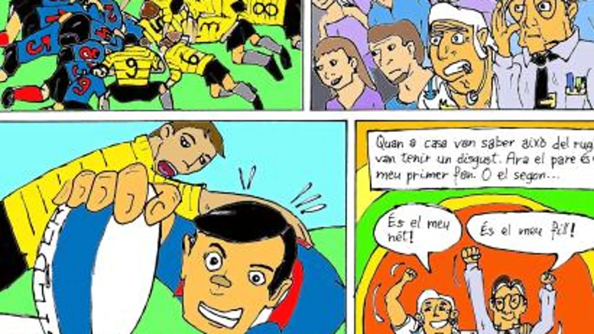 Una de las páginas del cómic