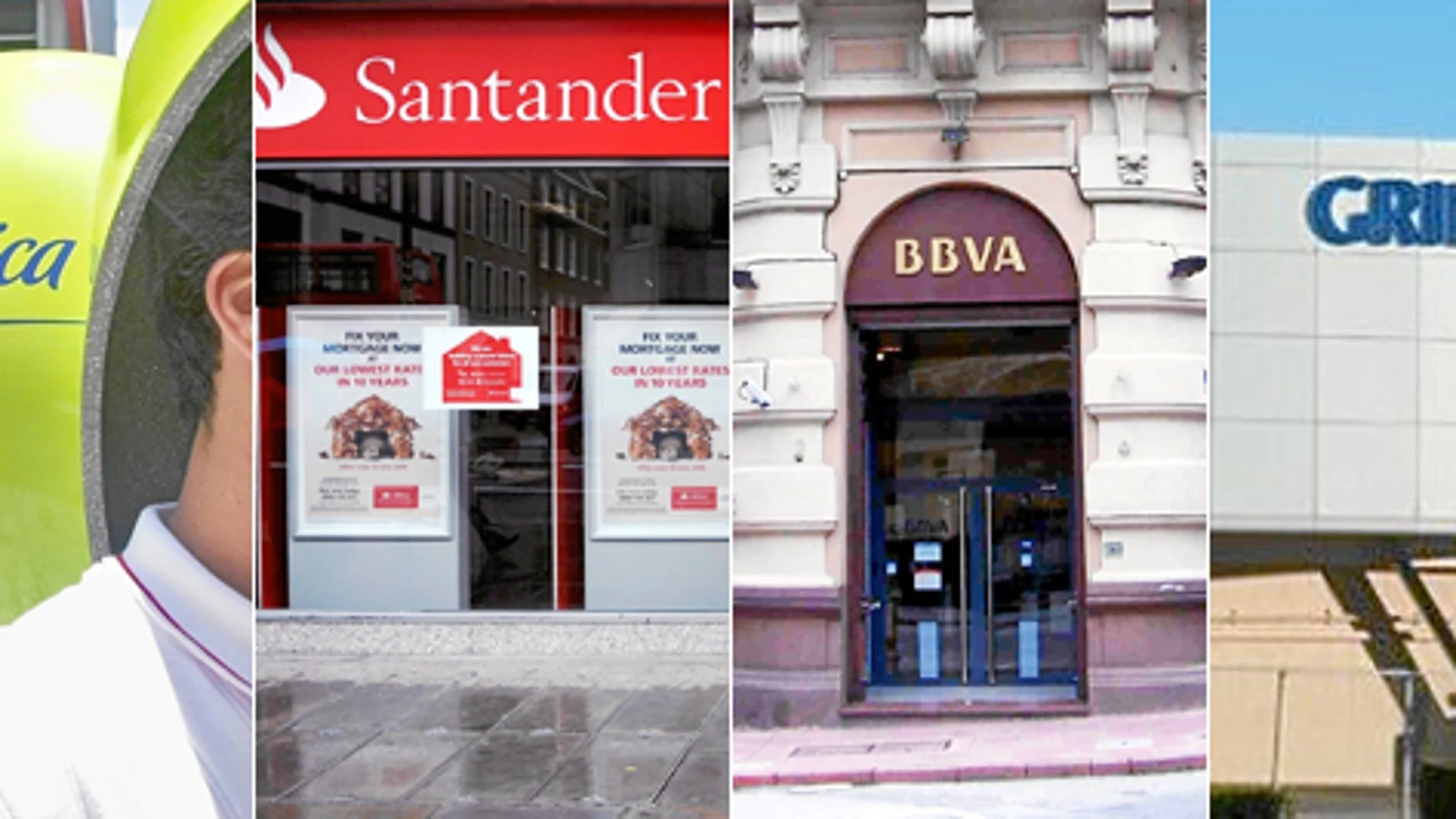 Telefónica, Santander, BBVA, Grífols