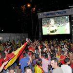 El PP pide a Trias que Barcelona apoye a «La Roja» con pantallas en la calle