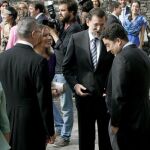 Rajoy, en la boda del hijo mayor de Gallardón en Santiago de Compostela