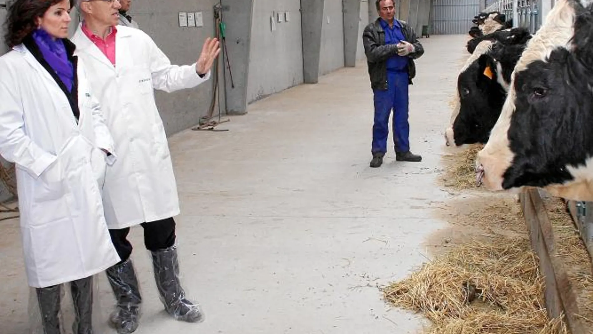 La consejera de Agricultura y Ganadería, Silvia Clemente, visita el Laboratorio Regional de Sanidad Animal de la localidad leonesa de Villaquilambre.