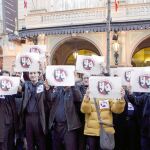 Los trabajadores del teatro se manifiestan por el próximo ERE