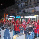 Los trabajadores de Parla, en una manifestación el pasado 3 de noviembre