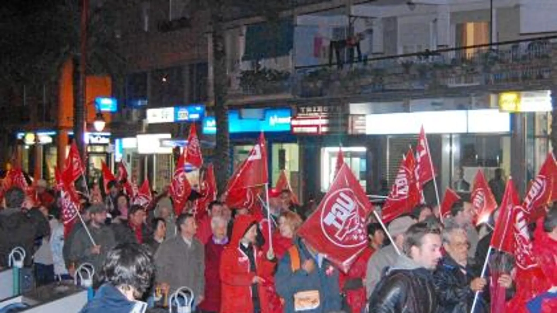 Los trabajadores de Parla, en una manifestación el pasado 3 de noviembre