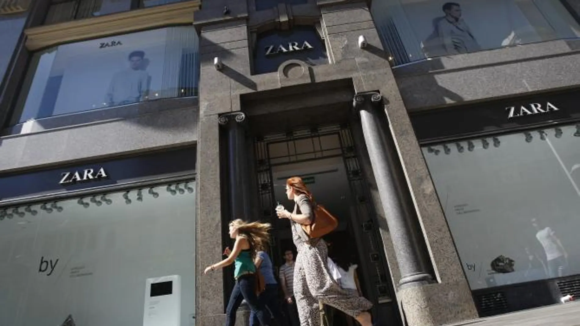 Fachada de una tienda Zara en Madrid