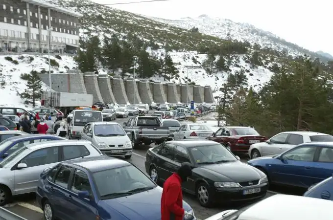 Paralizan las obras del aparcamiento del Puerto de Navacerrada