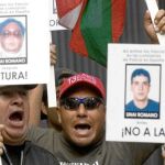 Colectivos radicales venezolanos protestan en noviembre de 2010 en Caracas contra la decisión de la Justicia española de reclamar la entrega del etarra Arturo Cubillas