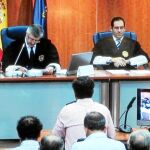 Un momento del juicio celebrado ayer en la Audiencia de Málaga