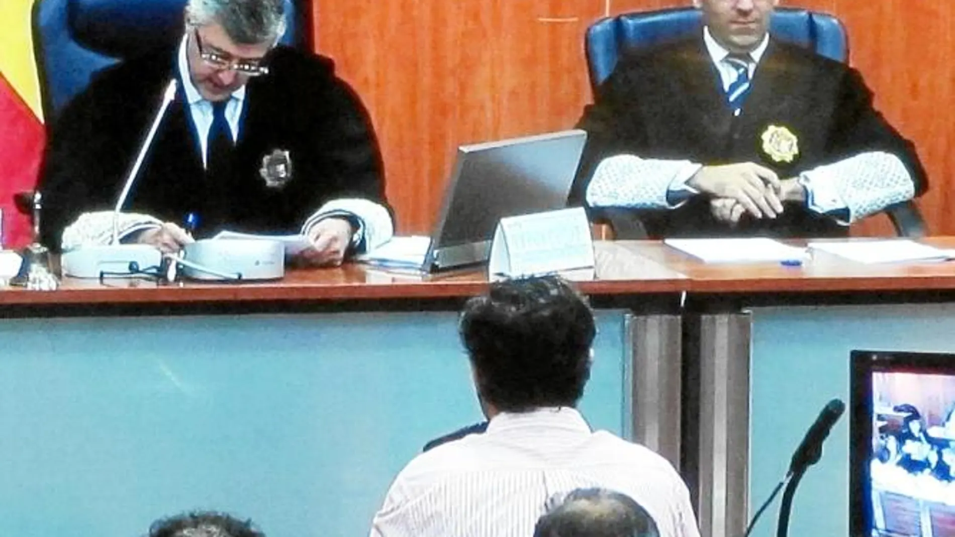Un momento del juicio celebrado ayer en la Audiencia de Málaga