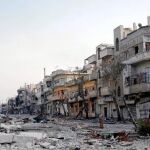 La dureza de los combates ha dejado Homs como una ciudad fantasma