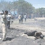 El atentado de Mogadiscio tuvo lugar en la puerta del Ministerio de Educación cuando centenares de jóvenes miraban las listas de concesión de becas
