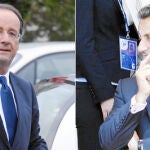 Hollande y Sarkozy