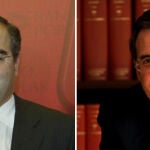 Angel Ron, presidente del Banco Popular (izda) y José María Arias Mosquera, presidente del Banco Pastor