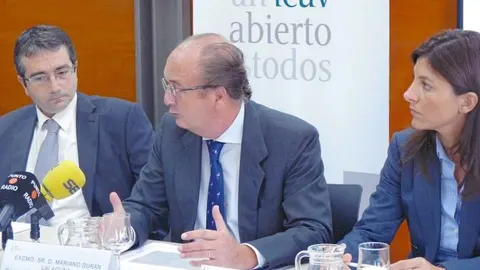 Mariano Durán, presidente del Colegio de Abogados de Valencia en una intervención