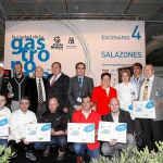 Pastor con los galardonados de los premios del Concurso de Tapas de Alicante lomejordelagastronomia.com