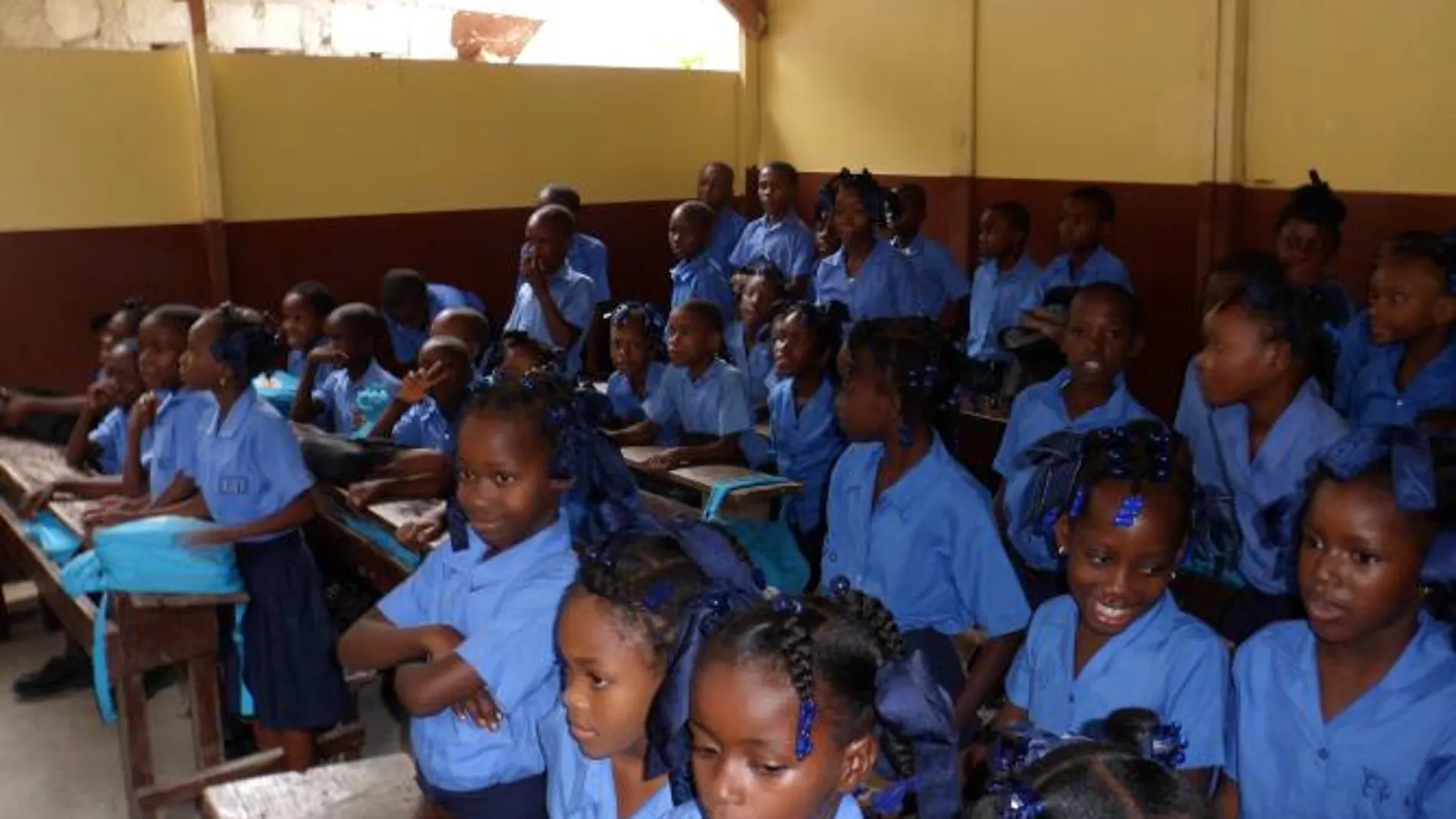 Una de las once escuelas de Jacmel apoyadas por Manos Unidas y Cáritas Jacmel