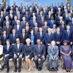 Los líderes económicos, en el encuentro anual del FMI