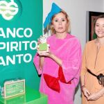 Agatha Ruiz de la Prada junto a Rita Torres, directora de Marketing del grupo BES