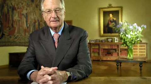 El rey Alberto II de Bélgica
