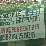 Carteles y pintadas de agradecimiento a ETA en Navarra