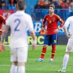 Desolación en Sergio Ramos y Xabi tras el empate, con Casillas al fondo cabizbajo