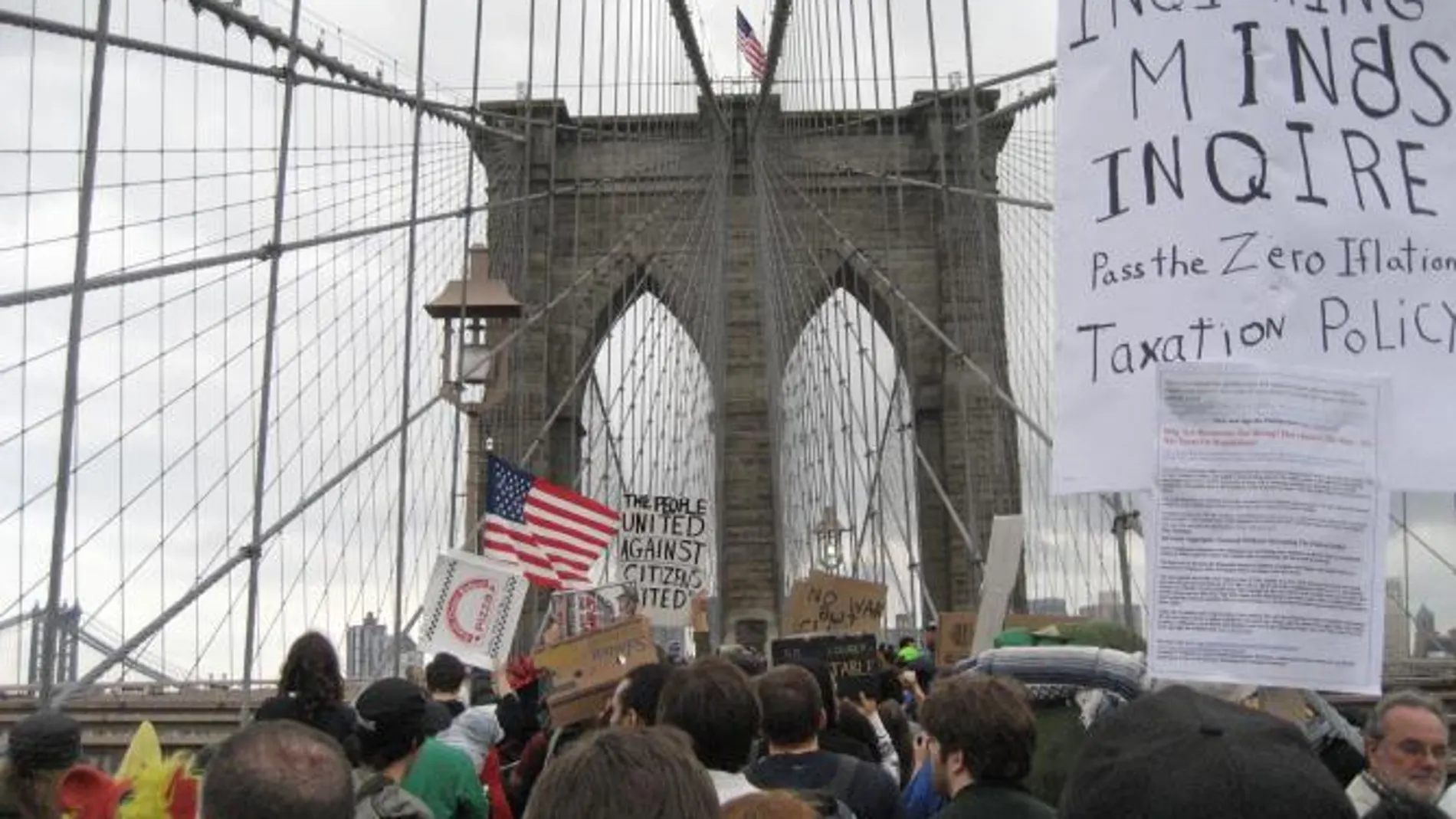 Más de 700 «indignados» arrestados en la marcha contra Wall Street