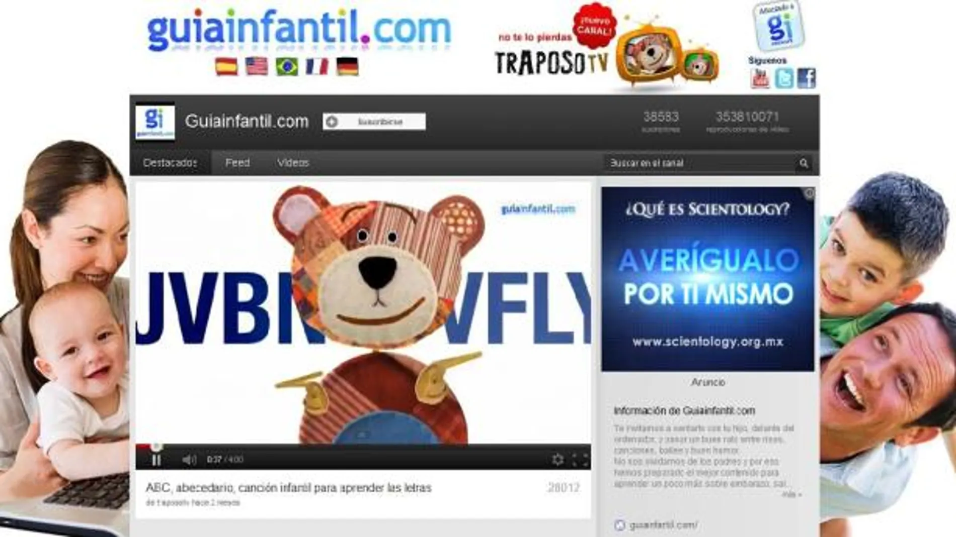 Primer multicanal de contenido educativo en Youtube