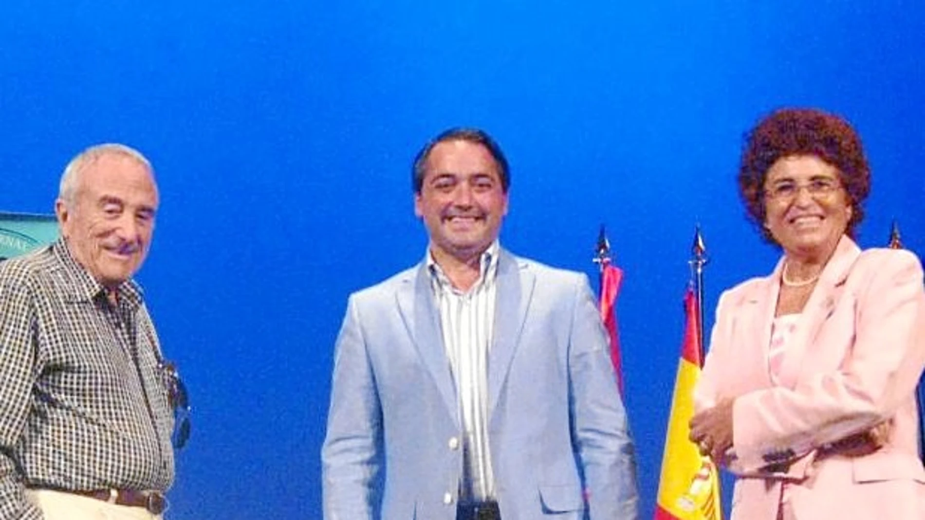 Falgas, Gómez y Pineda, tras la presentación de la programación