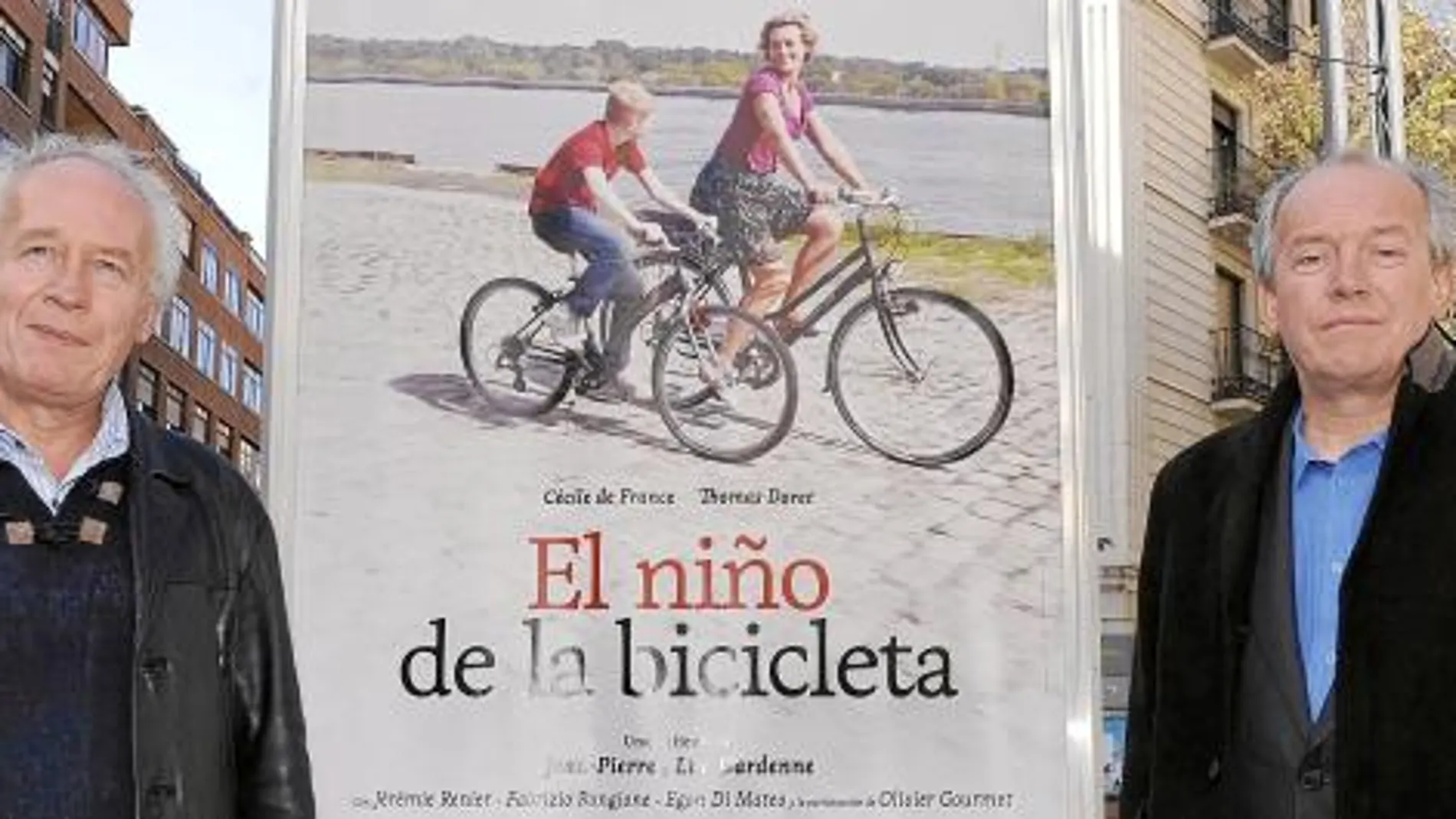 Jean-Piere y Luc Dardenne presentarona ayer en Valladolid «El niño de la bicicleta»