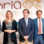 Antonio Pardo, Alicia García, Javier Ramírez, Manuel López y Yolanda Santos, durante la presentación del evento en Soria