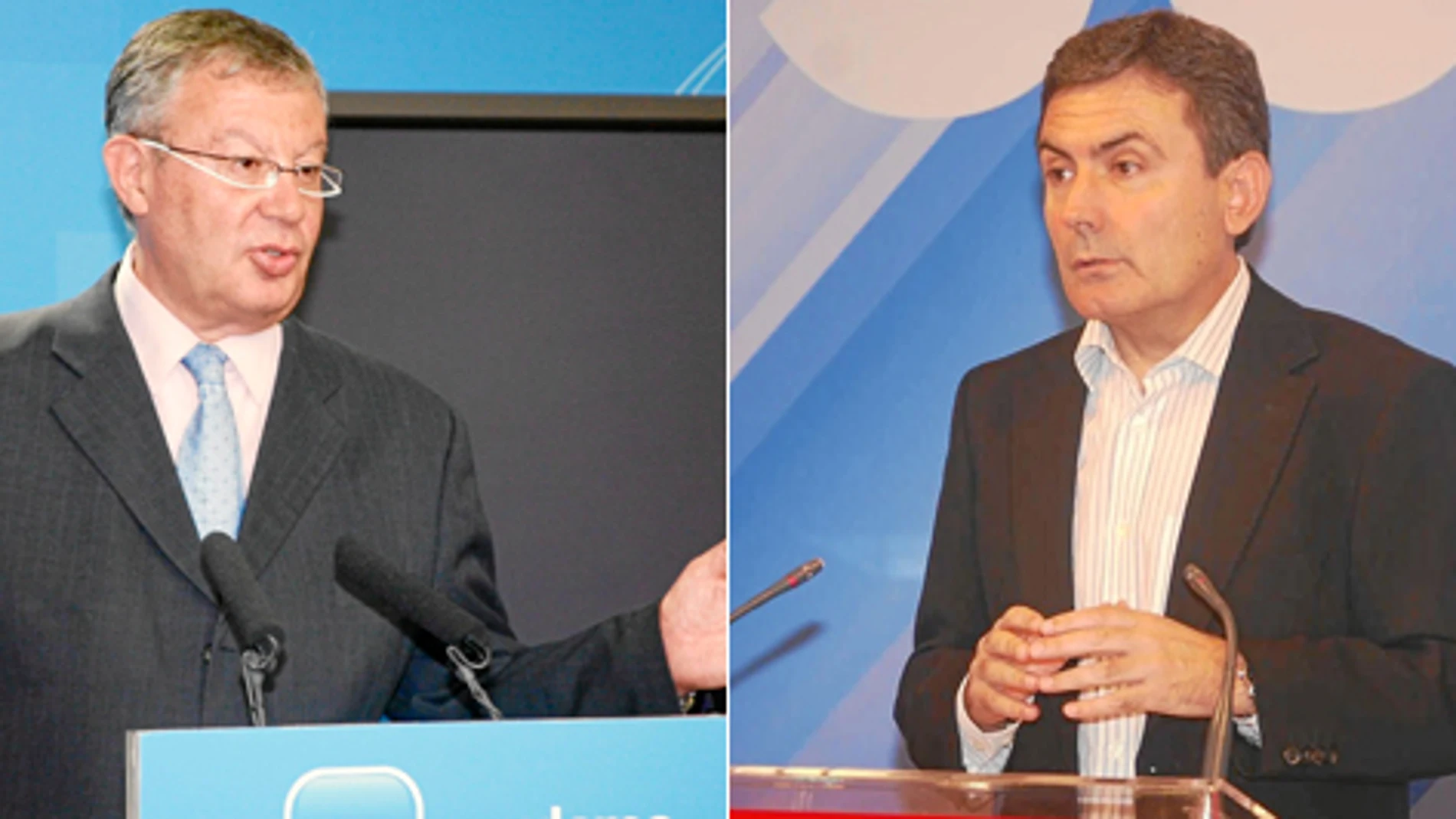 El portavoz del Partido Popular en la Región, José Antonio Ruiz Vivo, en una imagen reciente. El secretario general del PSRM y número dos en la lista al Congreso, Pedro Saura