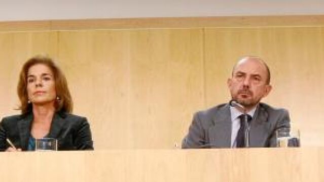 Calvo y Botella, en la rueda de prensa