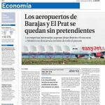 Fomento suspende la privatización de El Prat y Barajas